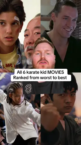 All karate kid movies ranked from worst to best  #karatekid #whattowatch #karatekidlegends #movieranking #fyp 