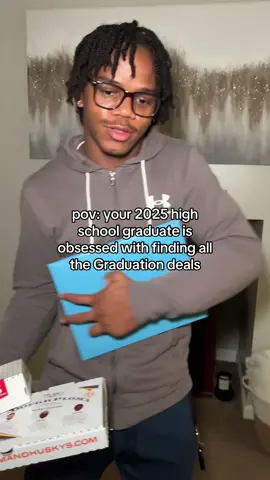 I can’t wait to see where he goes today😂 #graduationdeals #gradutionfreebies #kayden 