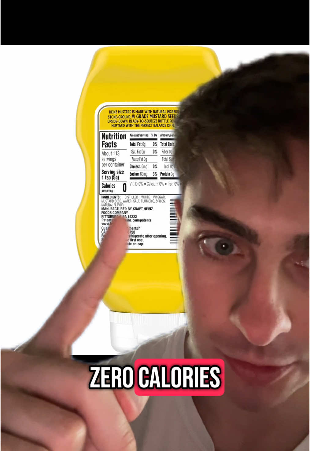 This is your sign to start mustard-maxing🫰#lowcalorie #mustard 