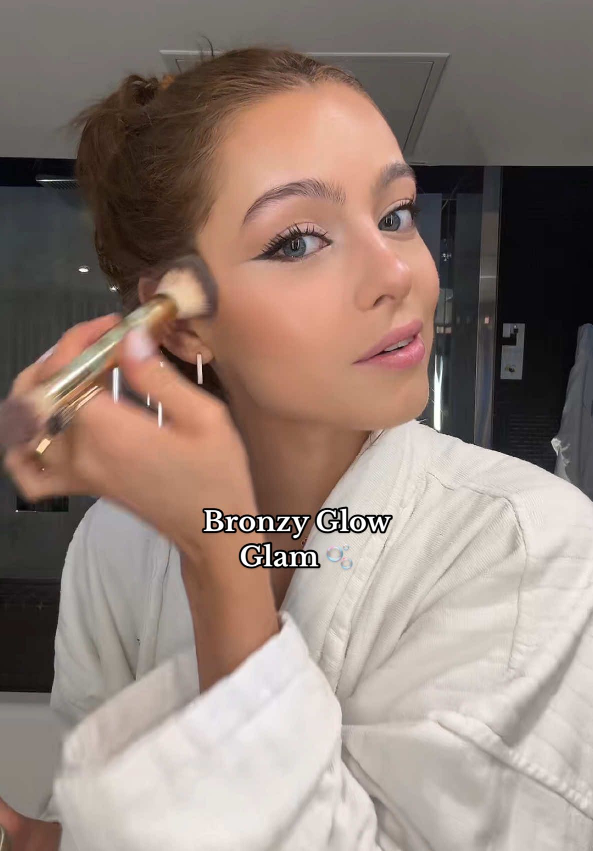 GRWM in Cannes going back to my og bronzy glowy looks ⭐️