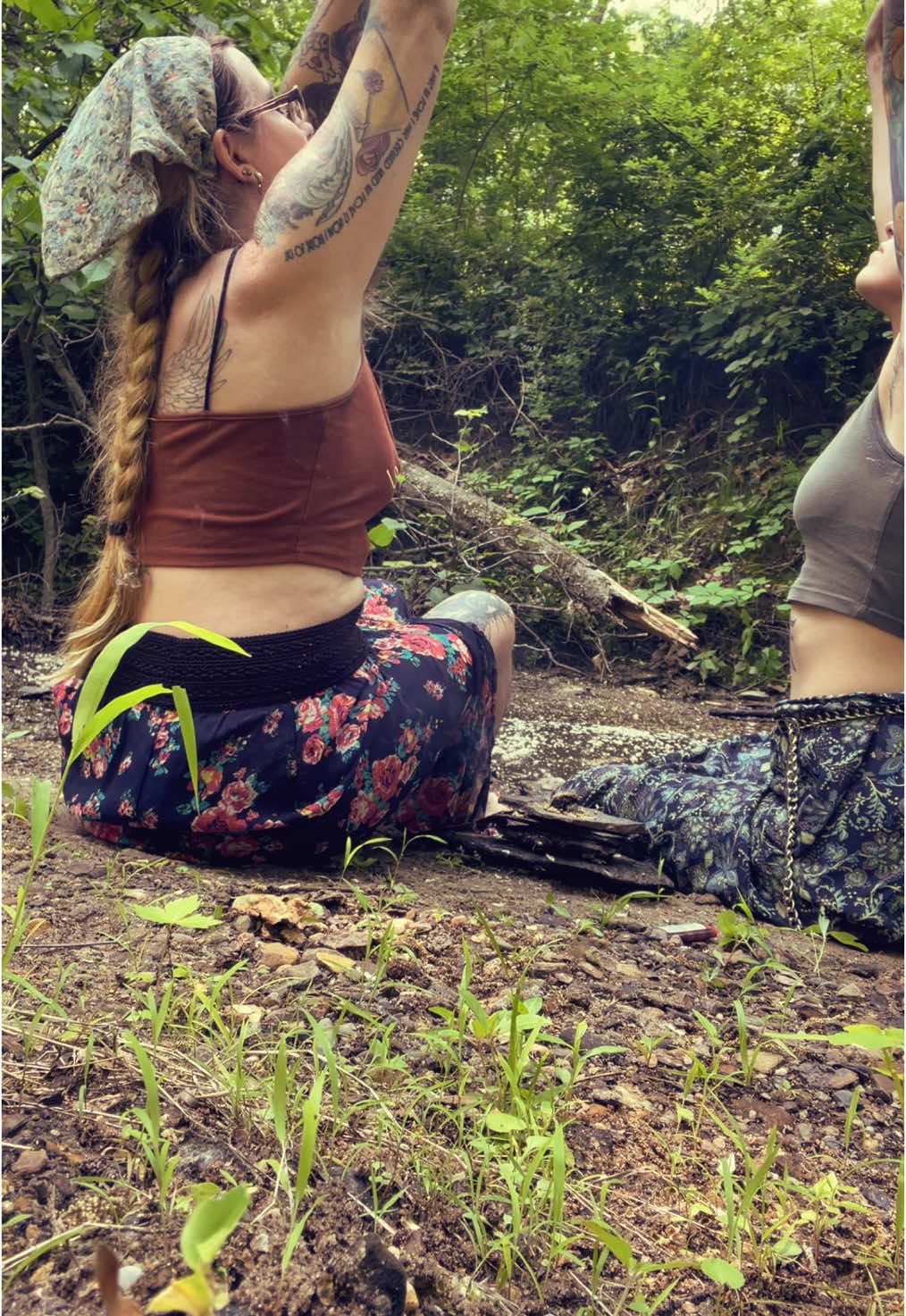Our offering to the woods #witch #witchtok #witchcraft 