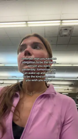 act like the person you want to become. 