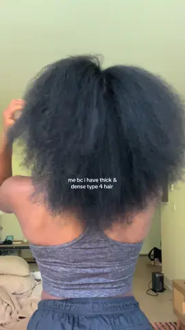 thank GOD 😭 #type4hair #fro #straightnatural 