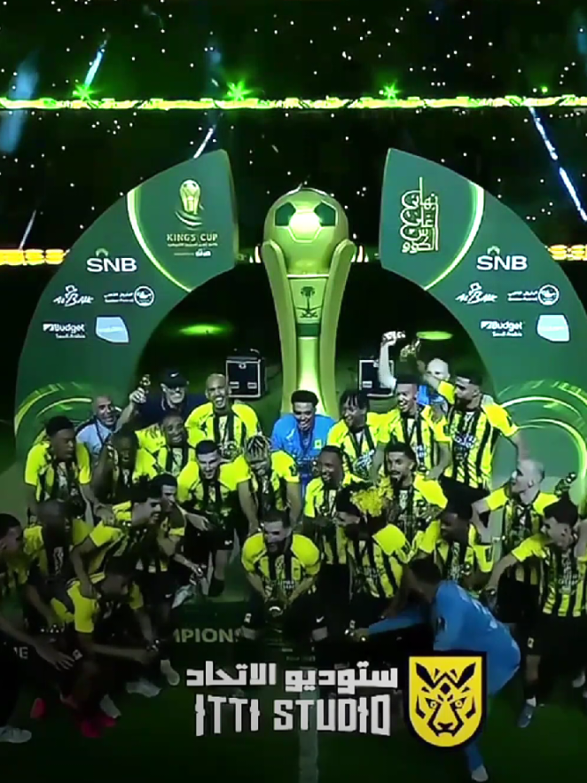 رسمياً ' نادي الاتحاد بطل كأس الملك 🏆🔥🔥! #تيم_تانكر💎 #fyp 