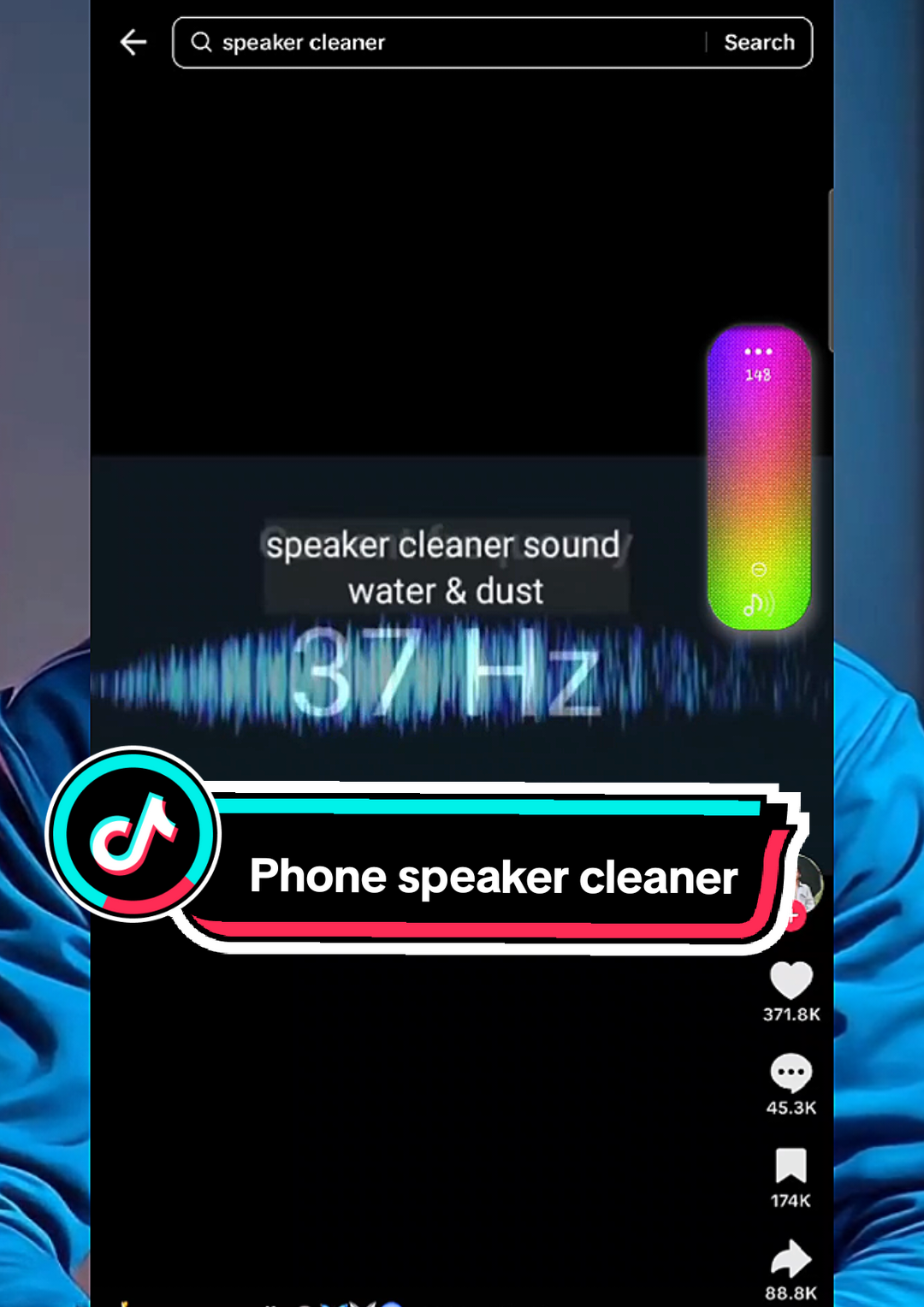 speaker cleaner solution hp you are getting water in the bathroom: v (full volume)  #sound #speaker #cleaner #fypシ 