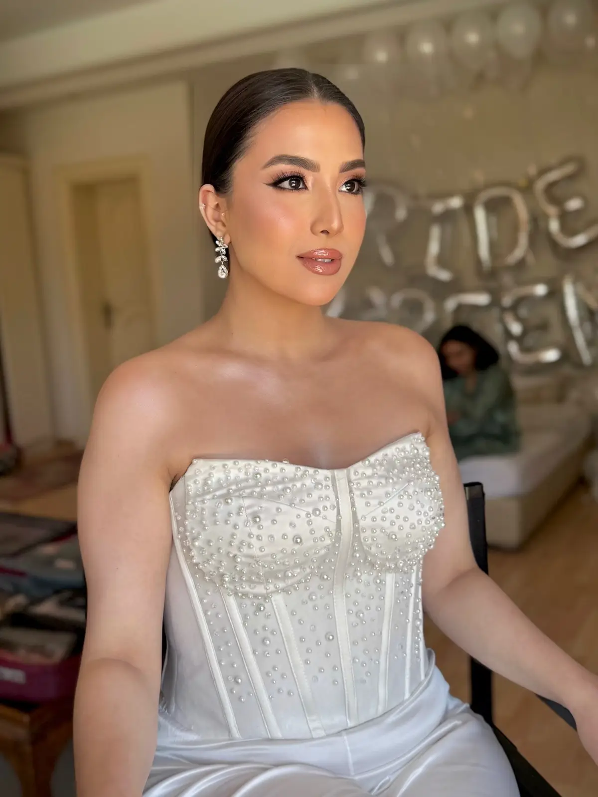 Bride Of The Day.. Beautiful Dareen 🤍 #bridalmakeup #makeuptransformation #makeupartist #bride #bridal #cairo #egypt #saudiarabia #riyadh #wedding #bridaltiktok #makeuplook #dubai 