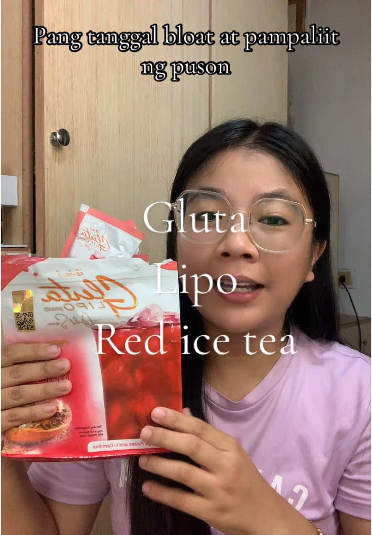 Effective pangtanggal ng bloat sa tiyan at nakakaliit talaga ng puson #glutaliporedicedtea #bloatedstomach 