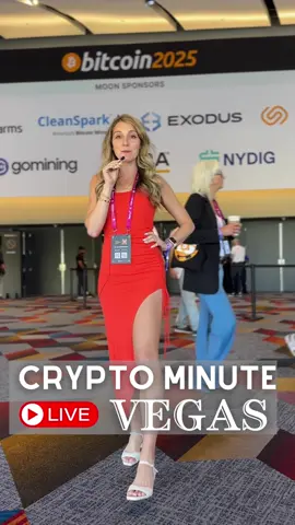 Welcome to the Crypto Minute… live from Bitcoin 2025! ⏰🧡