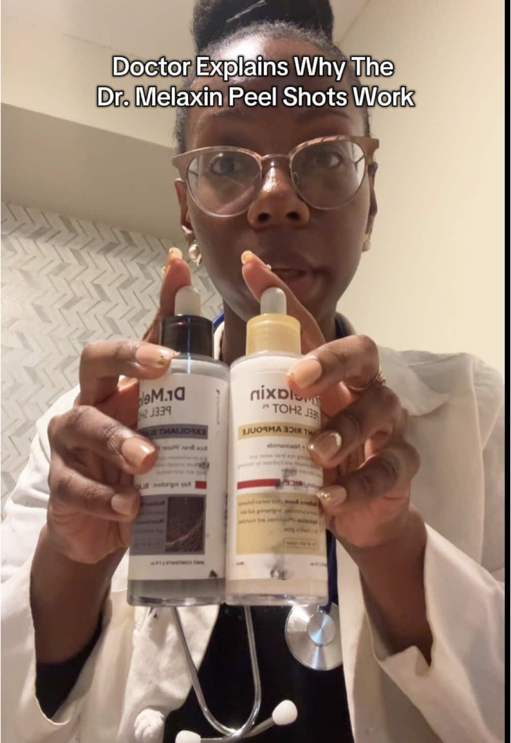 As a doctor, I always ask: “What’s the mechanism?” This peeling ampoule uses rice + niacinamide to exfoliate gently, smooth out texture, and prep skin to actually absorb your products. Chemical and physical exfoliation in real time! #DoctorRecommended #PeelShot #SkincareWithScience #SmoothSkinHack #TikTokShopBeauty #MelaxinReview #DeadSkinPeel #NiacinamideGlow