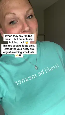 Snag yours before someone really tests you! #ttsfinds #fypシ #giftideas #creatorsearchinsights #icouldbemeaner #sassyfits #graphictee #funnytees 