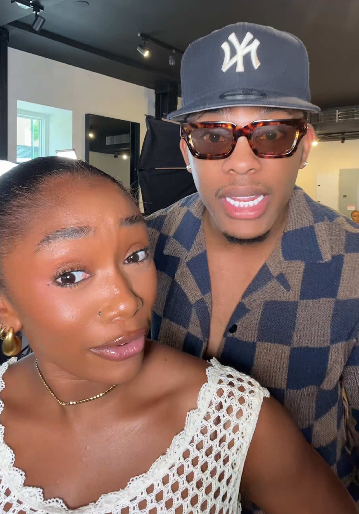 Me x @Taveionn on Set today 😂 We need 50k #snowest #fypシ #naturallylaced #nyc #newyork #fyp 