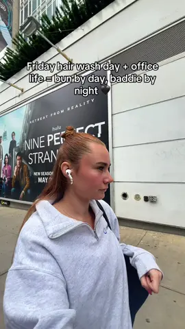 Friday hair wash day + office life = bun by day, baddie by night 🖤 #hairwashday #officeday #friday #justagirl