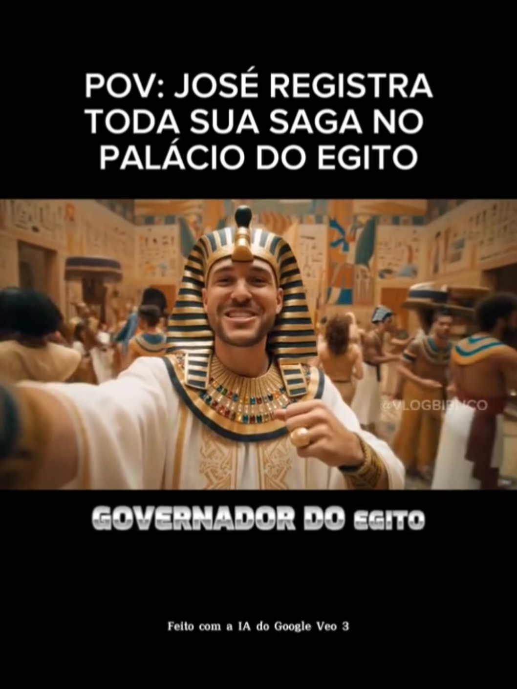 José registra sua saga no Egito. Do poço pro palácio 😅. Feito com a IA do Google Veo 3. Criador: @klelvem . #googleveo3 #veo3 #ai #ia #POV #Vlog #povia #povviral #viral #gemini 