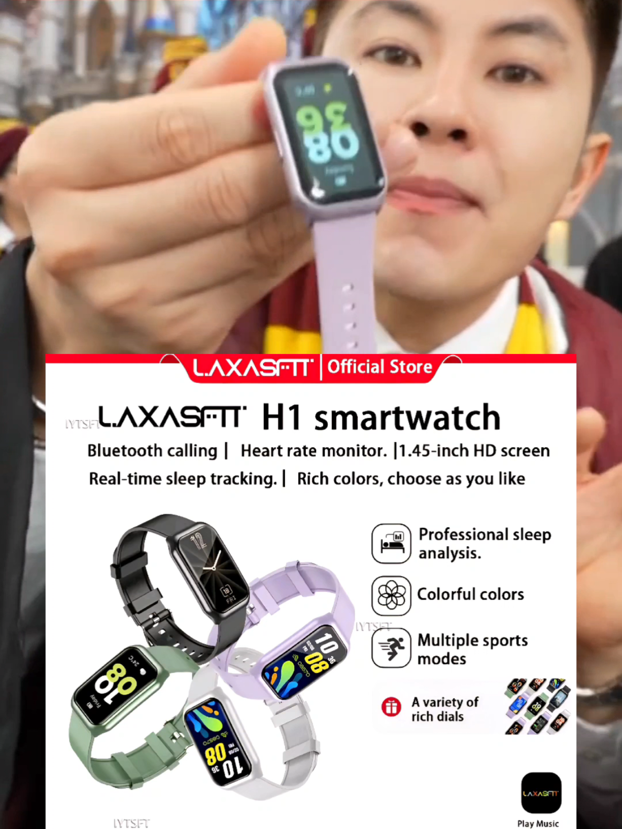 #winwilliam #วินแนะนํา #คุ้มมาก #ใช้ดีบอกต่อ #laxasfit  #laxasfitsmartwatch #นาฟึกาอัจฉริยะ #ราคาประหยัด  #laxasfitsmartwatch 
