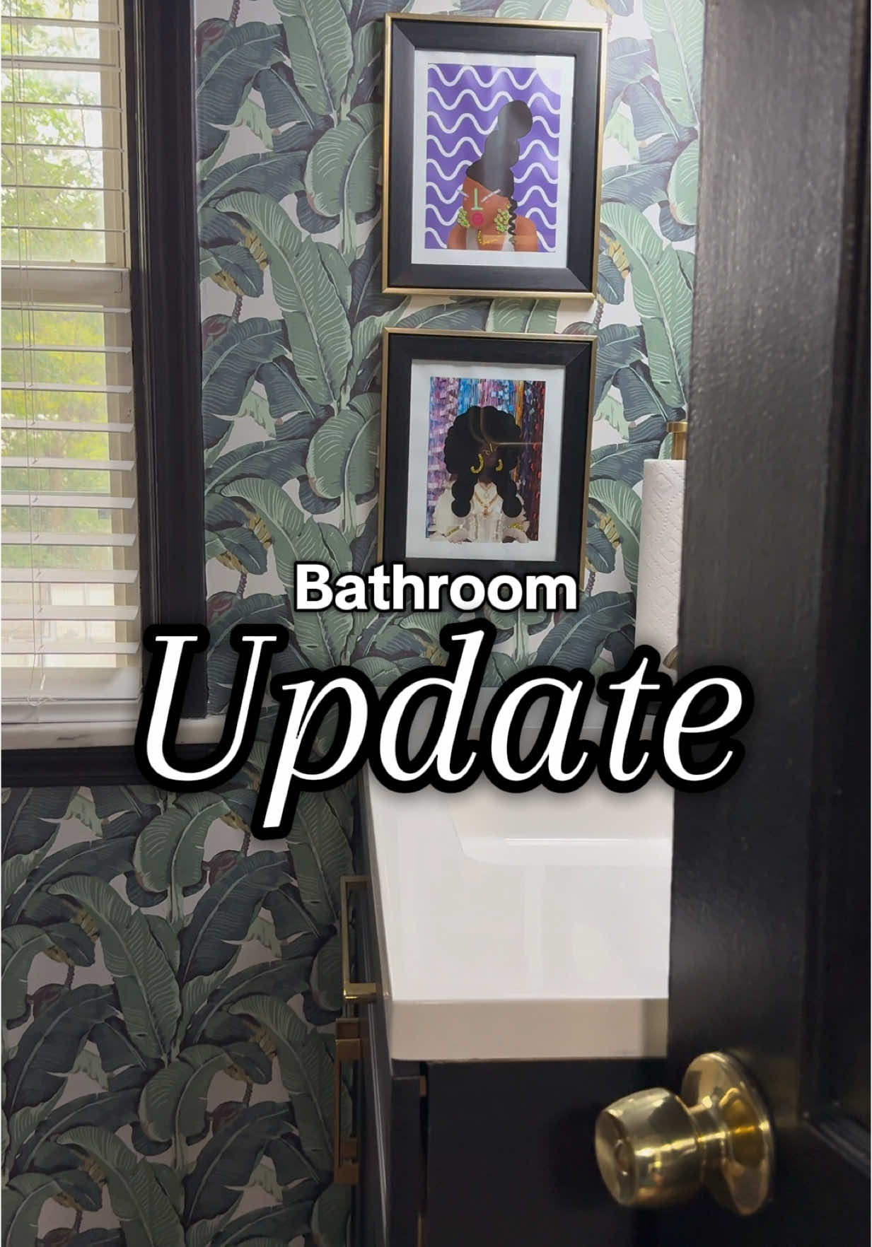 Bathroom is coming along. Can’t go wrong with leopard print. These towels from @HomeGoods are perfect ✨ #bathroomdecor #bathroomdesign #homegoods #homegoodsfinds #bathroommakeover #decorating #decor