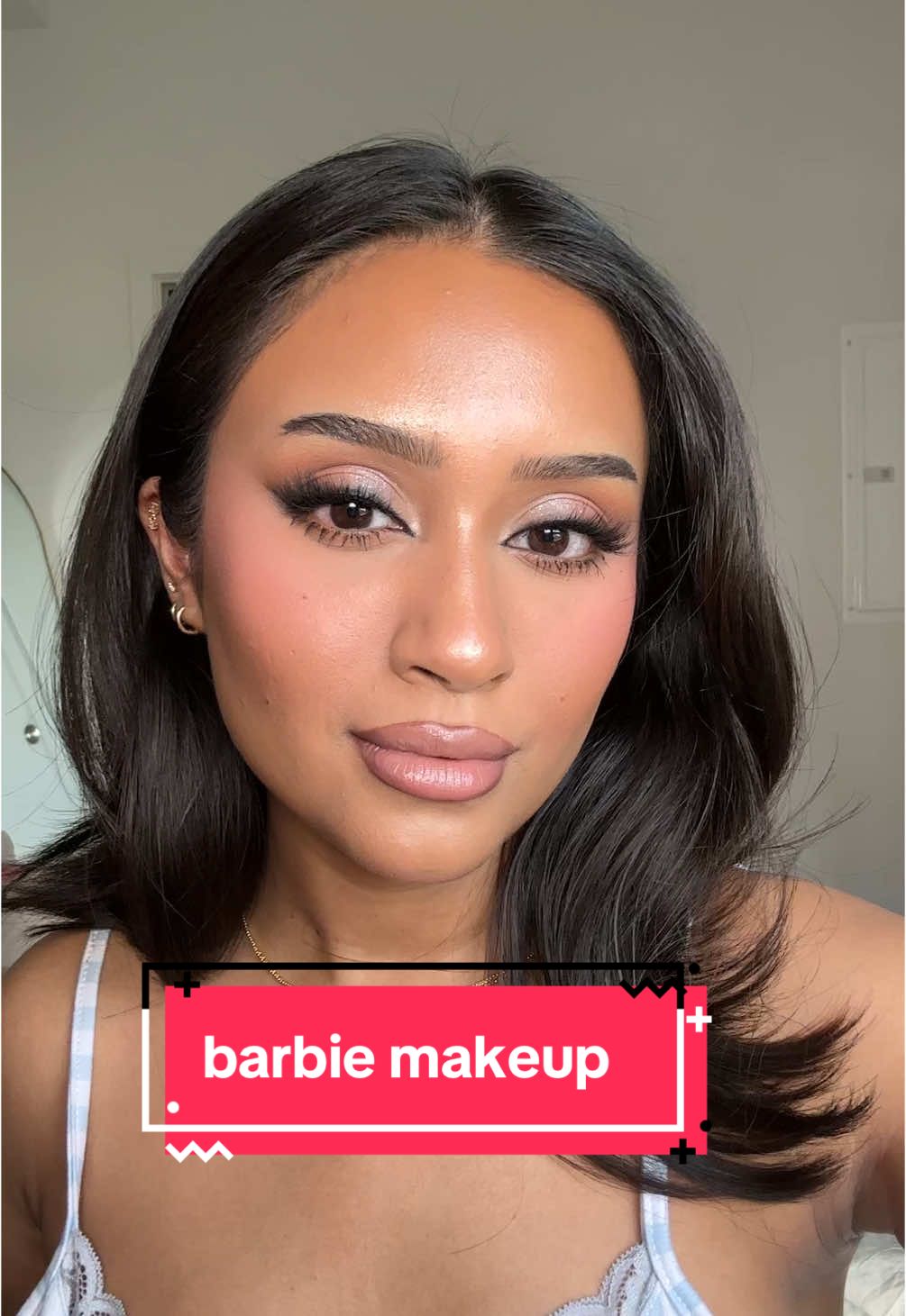 Barbie vibes 💗 @patrick ta major dimension @Covergirl US liner @Lilly Lashes rule breaker @Lancôme liner @DanessaMyricksBeauty yummy skin @Kosas corrector in fantasy @Haus Labs by Lady Gaga foundation @Charlotte Tilbury bronzer @Tower 28 Beauty malibu cooler @Saie baby @maccosmetics skin finish in dark @NYX Professional Makeup lipliner in espresso @watierofficiel en vogue gloss #smokeyeye #tutorial #grwm #easy #eyemakeup #browneyes #brownsmokey #oliveskin #highcontrast #sultry #glam #fullglam #heavymakeup #desi #indian #bengali #partymakeup #DIY #fyp #makeupbase #base #makeuptransformation #makeuptips #makeupartist #makeuptiktok #makeuptok #makeuplook #glow #glowyskin #glowymakeup #beauty #beautyhacks #beautytips #desi 