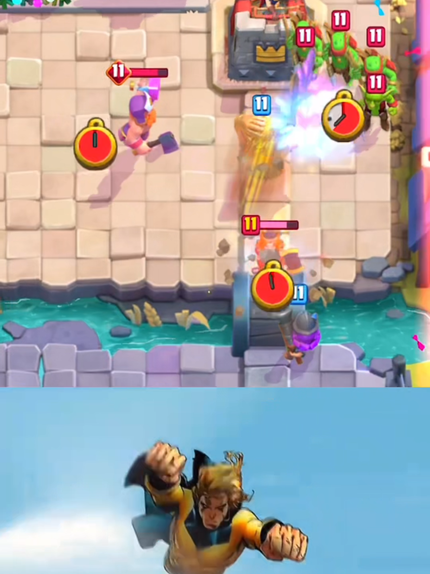 Golden Knight Is BROKEN 💀 #clashroyale #banditCR #clashroyaleshorts #clashroyalememes #supercell #clashroyaledaily #passroyale #clashroyalebrainrot #clashroyalemoments