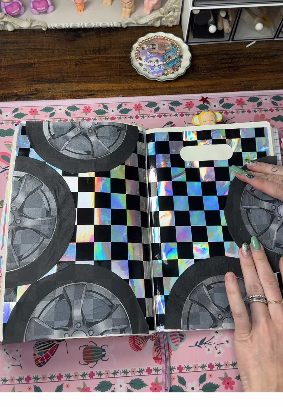 🏁Indy 500🏁🏎️💨 #fyp #asmr #junkjournal #junkjournalideas #junkjournaling #junkjournalwithme #junkjournalcreator #raceday #indy500 
