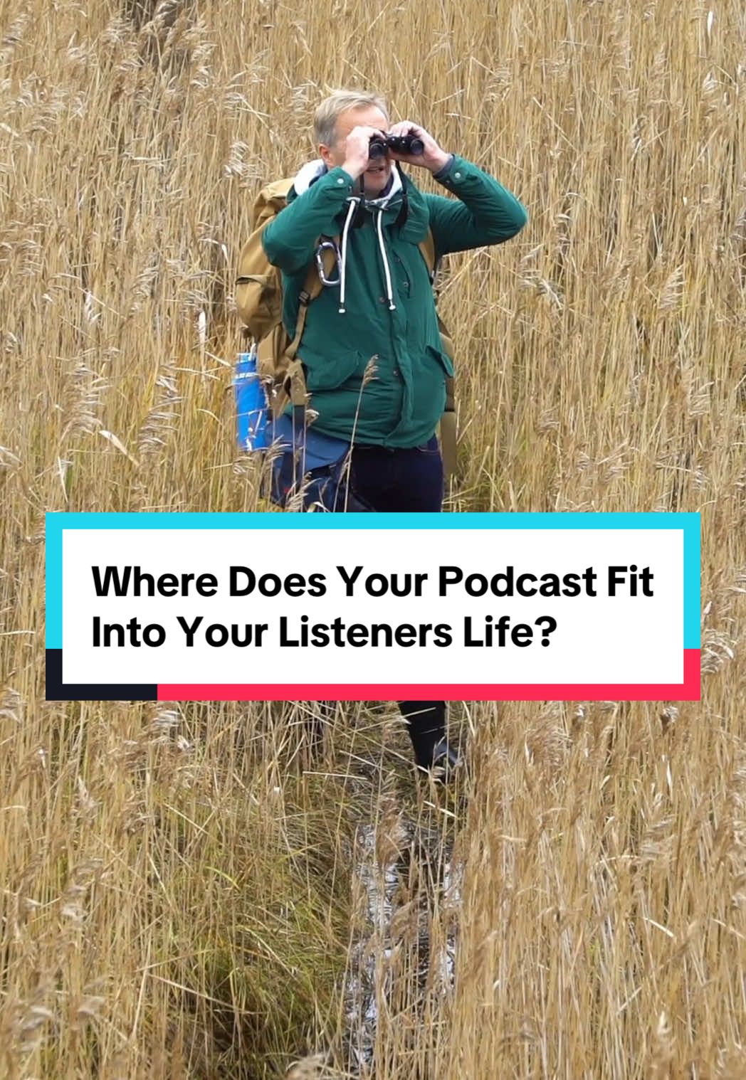 Something I don’t think enough podcasters are thinking about is how their show fits into their listeners life. By approaching your shows design intentionally, your setting your podcast up for success. #podcasting #howtopodcast #startapodcast