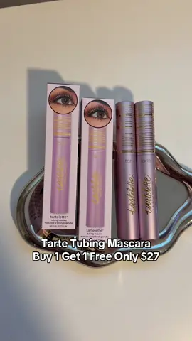 Buy 1 Get 1 for #Free 💖 #Tarte Tubing Mascara Only $27 💅 #mascara #BeautyTok #makeup #TiktokShopCreatorPicks #TiktokShopUnboxing #TiktokShopSummerTurnup 