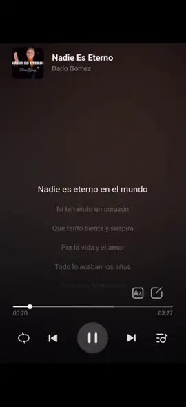 Nadie es Eterno en el mundo Dario Gomez #musicapopular #musica #despecho #musica #paratiiiiiiiiiiiiiiiiiiiiiiiiiiiiiii 