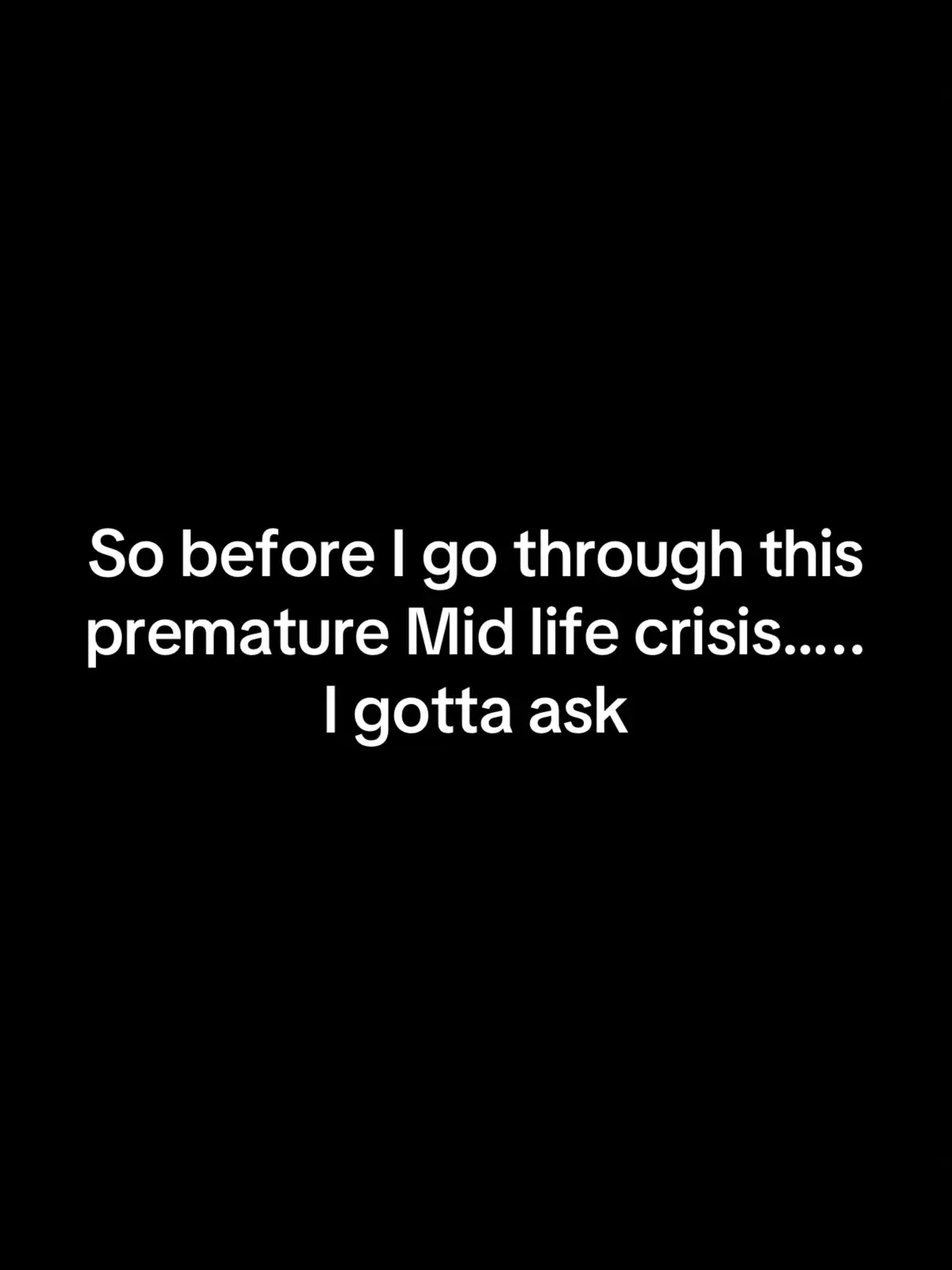 Lol yall let me know 😂 I’ve been wearing magnetic ones to test out the look. #35 too young for a #midlifecrisis it ain’t the age it’s the mileage lol