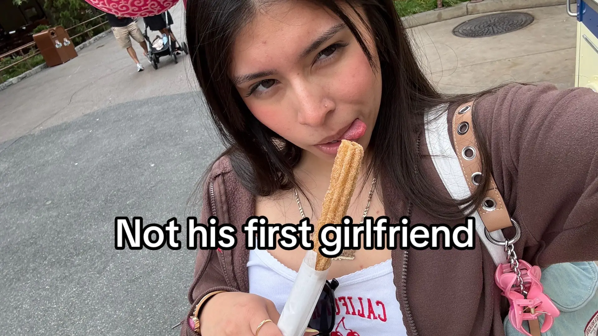 Funny note he’s my first too hehe #disneyland #disneyworld #disneyparks #disneytiktok #disneyfood #disneyfitcheck #disneycouples #foryoupage #viralvideo 