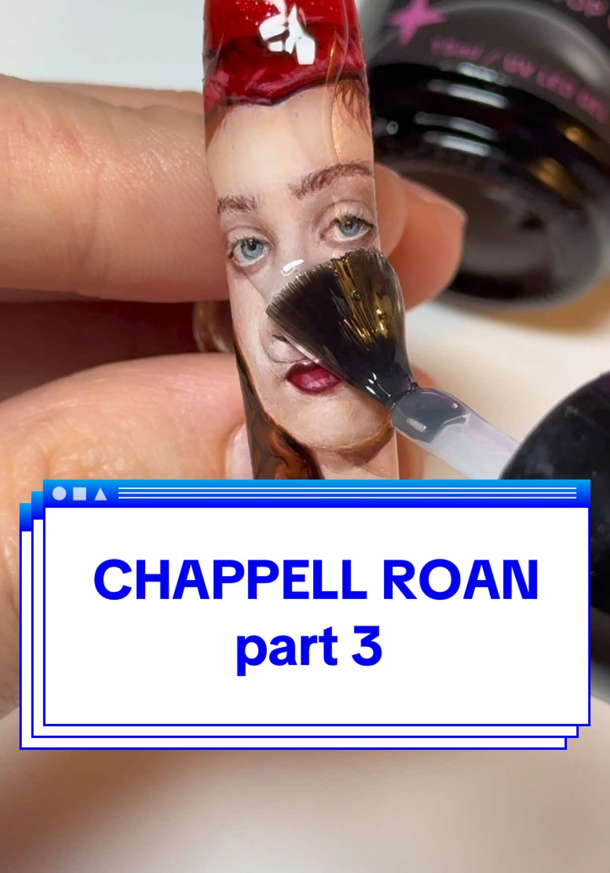 When the topcoat finally hits 🤤💅  Using all @Ballpit Nail Art Products to paint 🎨 #chappellroan #nailart  
