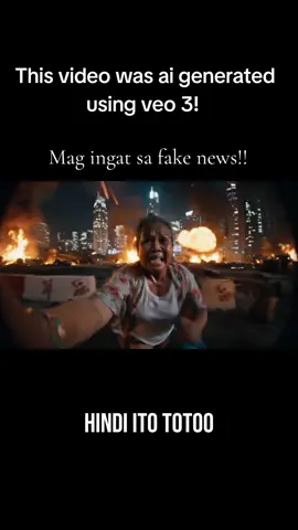 This video was ai generated using veo 3. #ai  #veo3  #googleai  #google  #fyp  #fakenews 