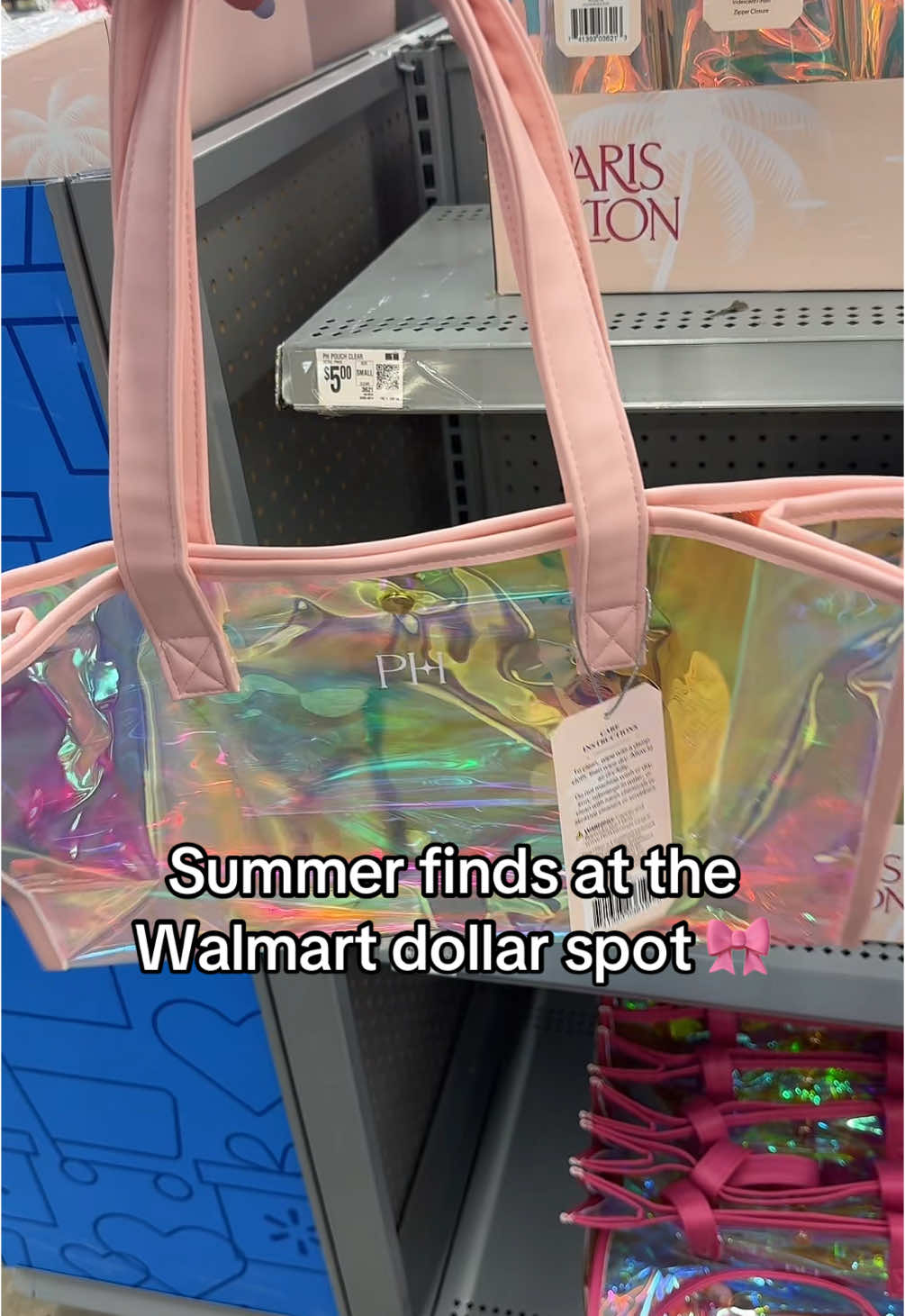 The iridescent bags though 🤩 #dollarspot #dollarsection #dollarsectionatwalmart #dollarspotfinds #dollarspothaul #dollardeals #summerfinds #walmartfinds #walmarthauls #walmartdeals 
