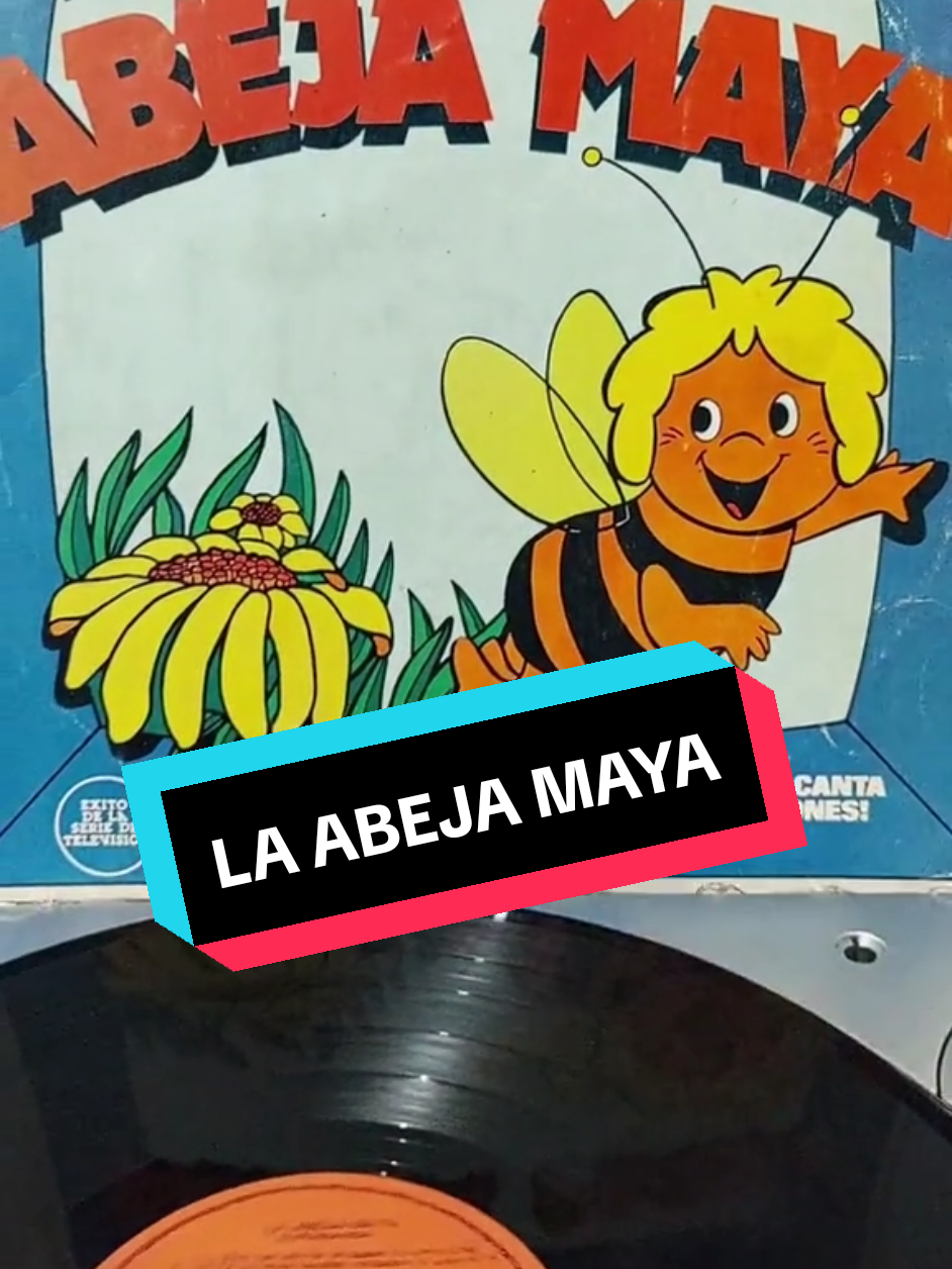 La ABEJA MAYA #vinyl #laabejamaya #mayamayaa #soundtrack #retro #recuerdos #tv 