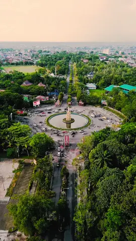 Pontianak menuju senja  #pontianak #drone #senja 