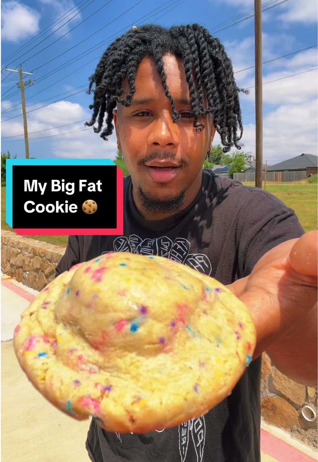My Big Fat Cookie 🍪 #viral #tiktok #fyp #cookie #cookies #snack #treats #treat 