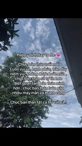 Happy  birthday to me 💗 #xuhuonggggggggggggggggg #viral #xuhuongtiktok #lovetiktok💗 #lovetiktok #happybirthday