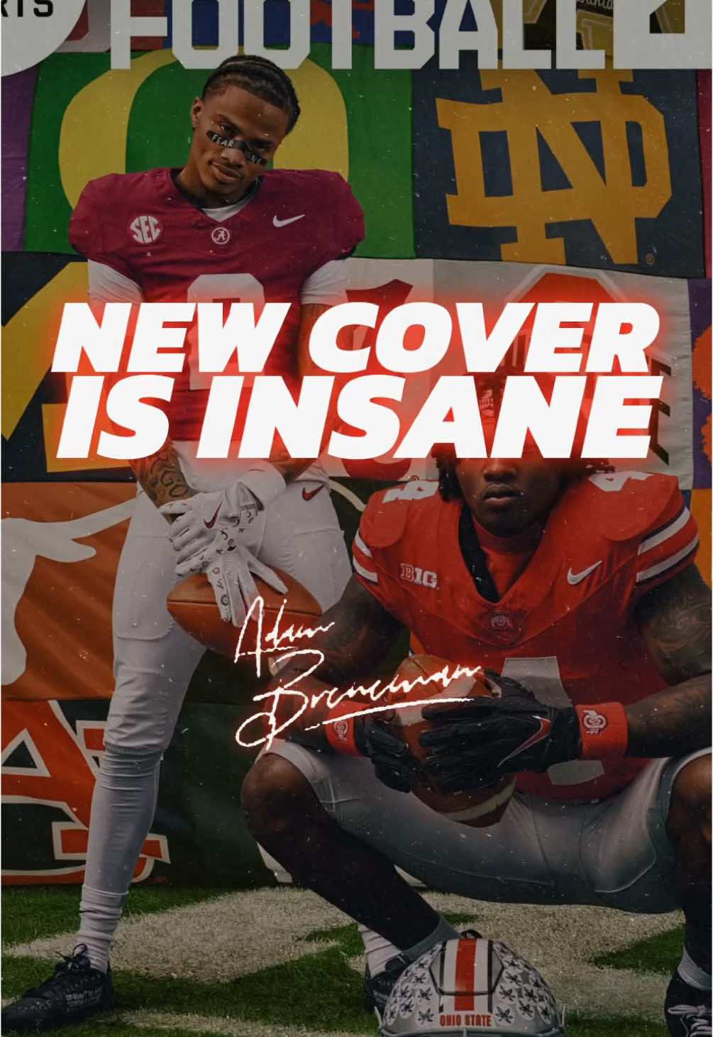 EA Sports just made history — for the first time ever, two wide receivers are on the College Football 26 cover. And they’re both true freshmen. - Ryan Williams balled out at Bama before he could legally vote. - Jeremiah Smith broke every freshman record at Ohio State — and scored more TDs than Marvin Harrison Jr. ever did. The future is here. #easports #CollegeFootball 