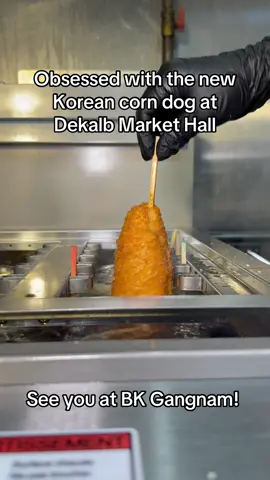 Crispy outside cheesy inside The Korean corn dogs at @bkgangnam are calling your name at @dekalbmarkethall 🎯🧀✨ #dekalbmarkethall #bkgangnam #koreancorndog #cheesepull #foodhallvibes #crunchtime #snackattack #brooklyneats #nycfoodie #koreanstreetfood #dekalbvibes #cheeselovers #friedtoperfection #foodiegram #foodreel #foodhallfinds #streetfoodcravings #nyceats #brooklynfoodscene #foodielife #comfortfoodfix #cheesebomb #hotandcrispy #brooklynfoodie #koreanfusion #dekalbcravings #foodcontent #koreanflavors #musttryfood.  #GlowUpCetaphil 