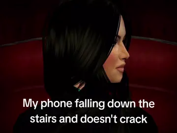 LIKE I WATCHED IT GO DOWN AND IT DIDNT HAVE ANY CRACKS || #kardasims #phone #relateable #falling #fyp #fypp #idkwhatimdoing #whathastagshouldiuse #CapCut 