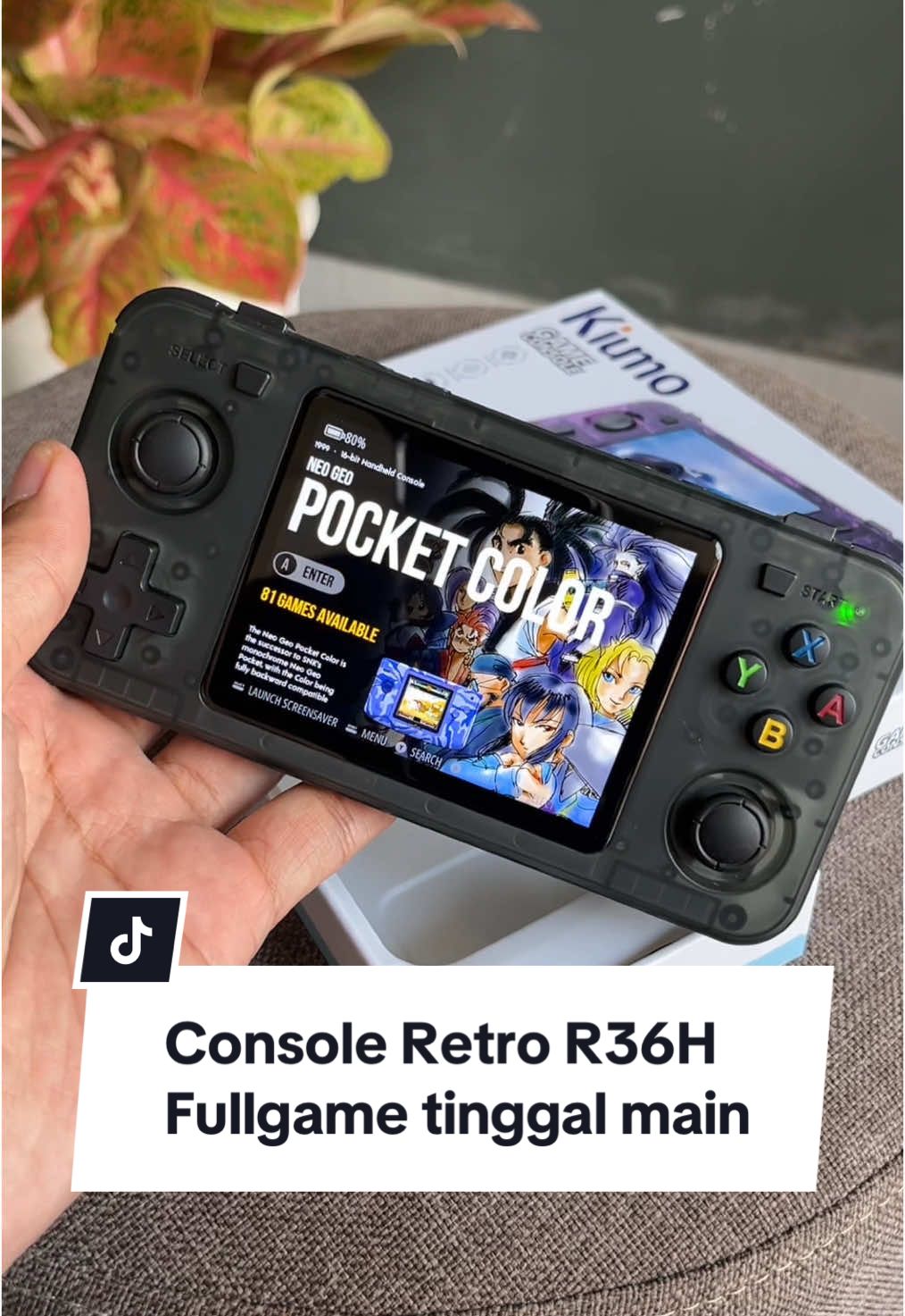 Rekomendasi console R36H dengan model landscape horizontal, layar yg jernih dan terang, tombolnya enak plus sudah terisi puluhan ribu games. Jadi kalo beli console retro portable ini udh tnggal main aja gaes! #portableconsole #consoleretro #r36h #miniconsole 