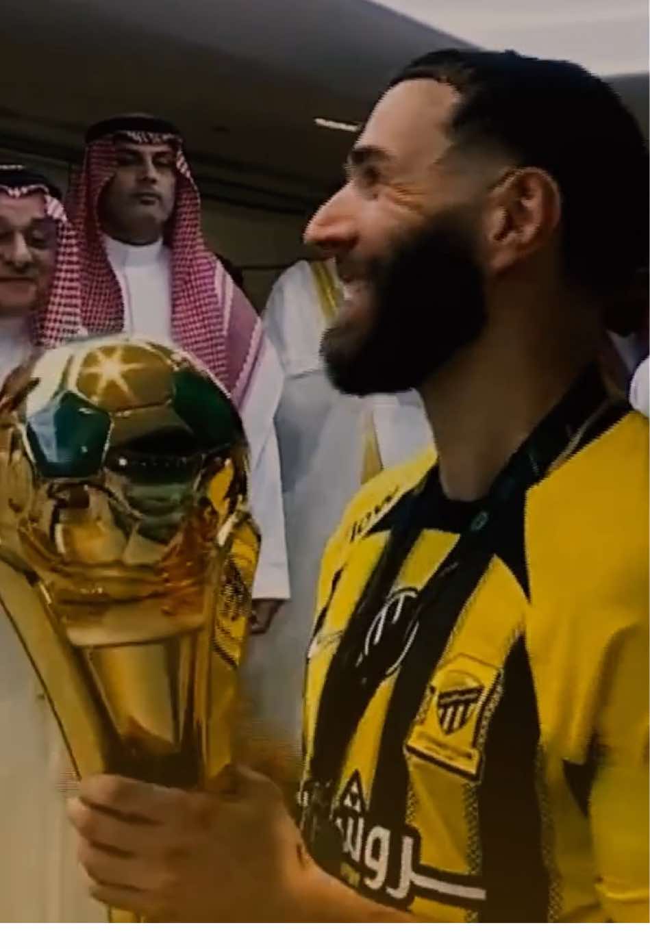 يغيب الكل في حضوره 🏆💛 #الاتحاد