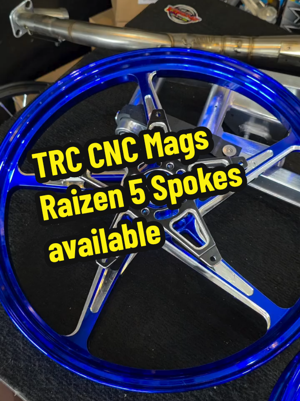 TRC CNC Mags Raizen 5 Spokes available #trcraizen5spokes #trcraizenmags #trcmags #trcmagsmalaysianconcept #malaysianconcept 