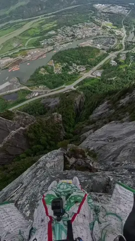 South gully wing suit base #fyp #shorts #GoPro #ExtremeSports 