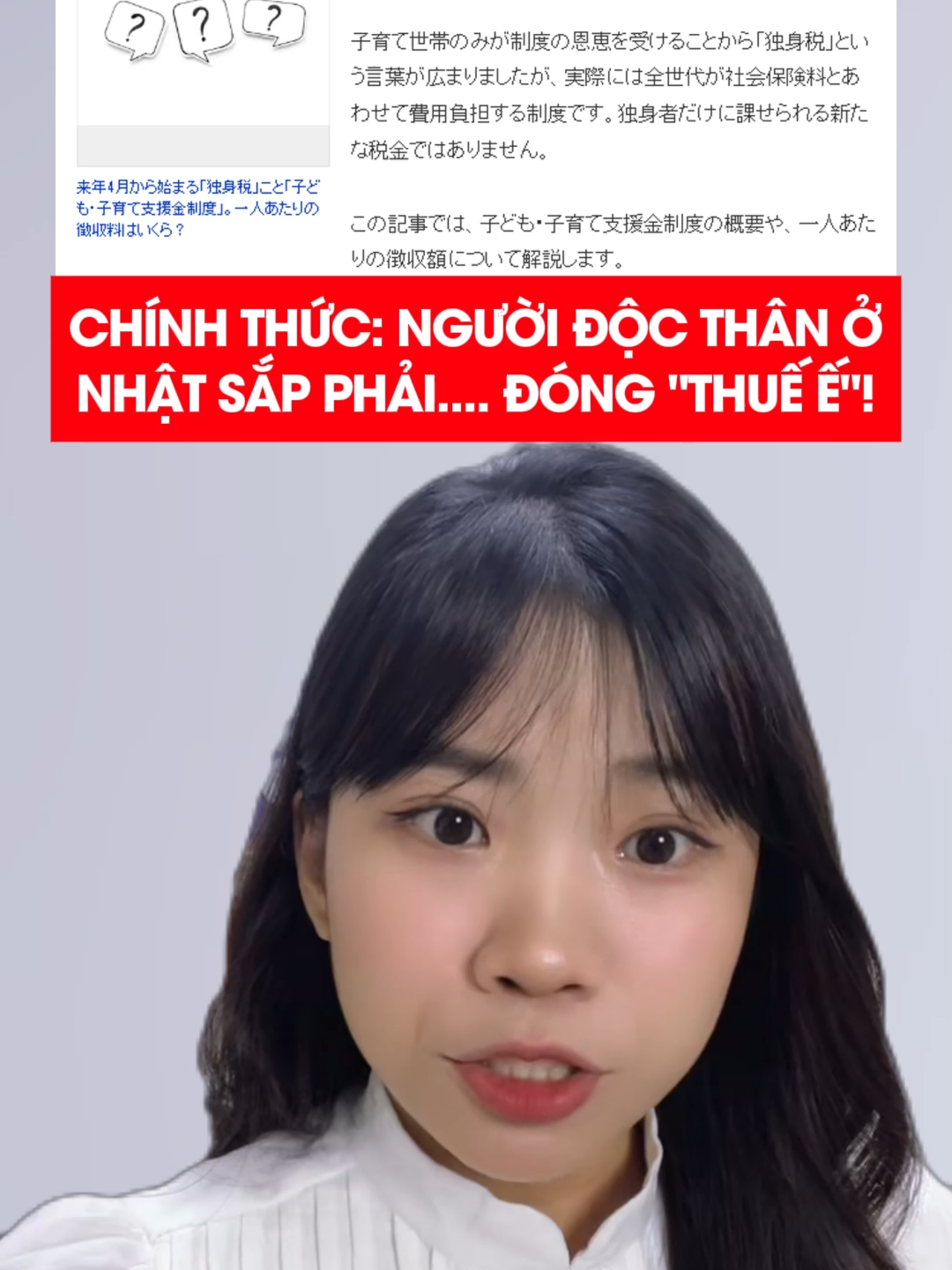 Chính thức: Người độc thân ở Nhật sắp phải... đóng 