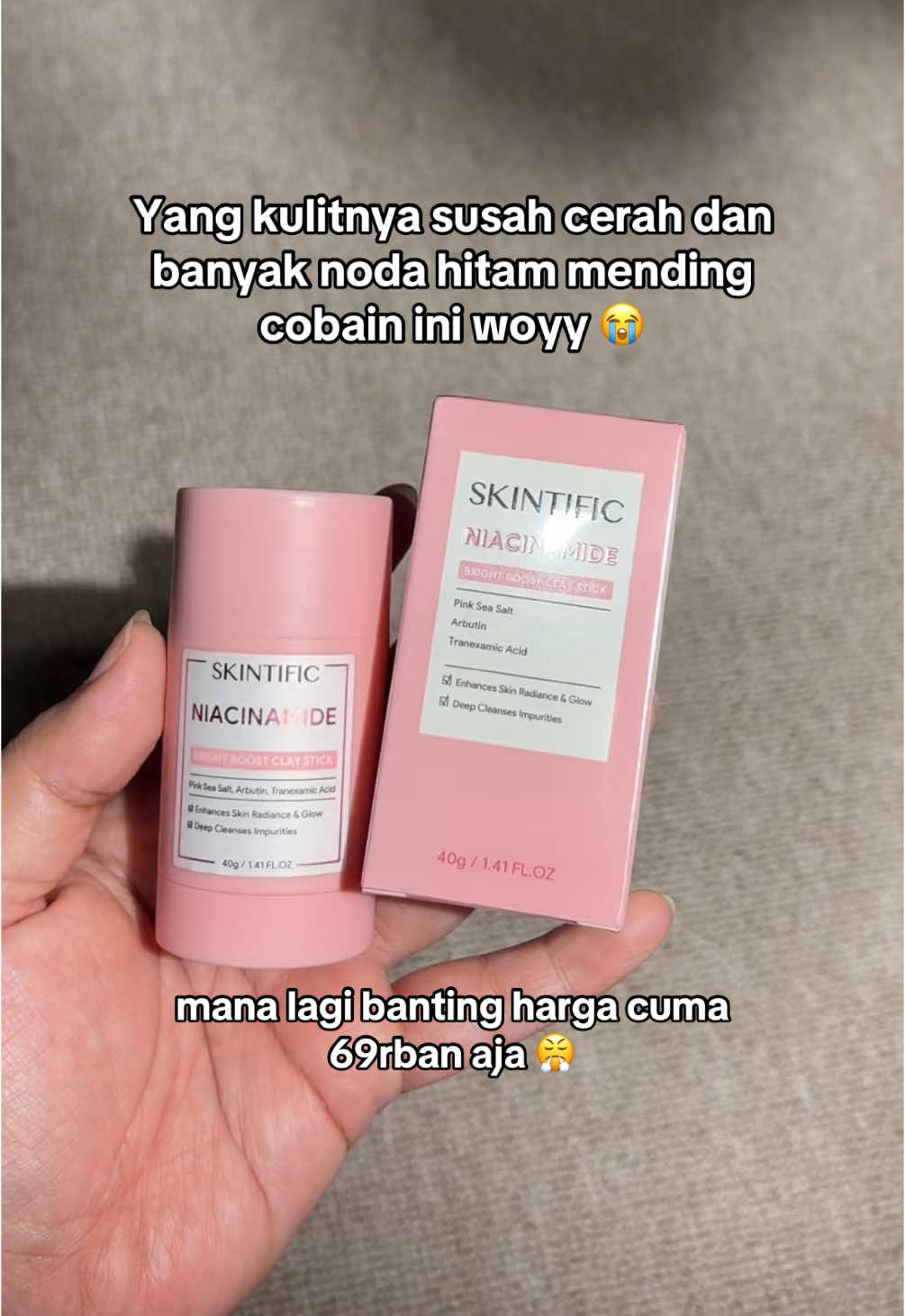 #claymask #skintificclaystick #niacinamide #masukberandafyp #fyp #affiliate 