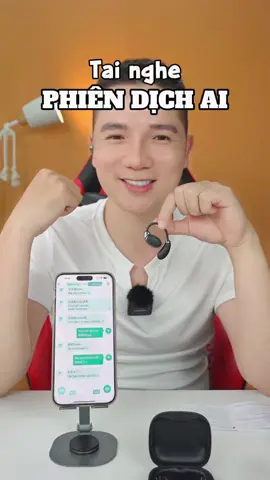 Hiểu hết các ngôn ngữ nước ngoài cực dễ dàng với tai nghe phiên dịch nha. #tiendungthat 