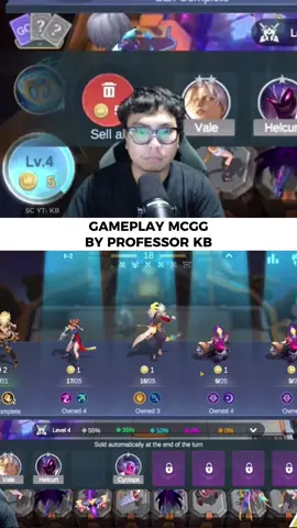 gameplay MCGG by prof KB 🔥 #GoChessGo #MagicChessGoGo #MCGG #kbggwp 