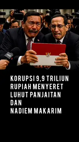 Korupsi 9,9 Triliun Rupiah Menyeret Luhut Panjaitan dan Nadiem Makarim  Oleh Christovita Wiloto  Chairman Strategic Indonesia