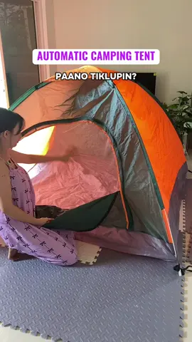 Replying to @mix Paano tiklopin ang automatic camping tent? #automaticcampingtent #campingtent #campingtents 