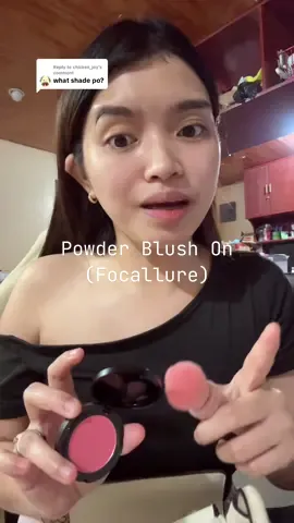 Replying to @chicken_joy BO2 po yung shade ☺️@Focallure Philippines #focallurepowderblush #powderblush #blushon 