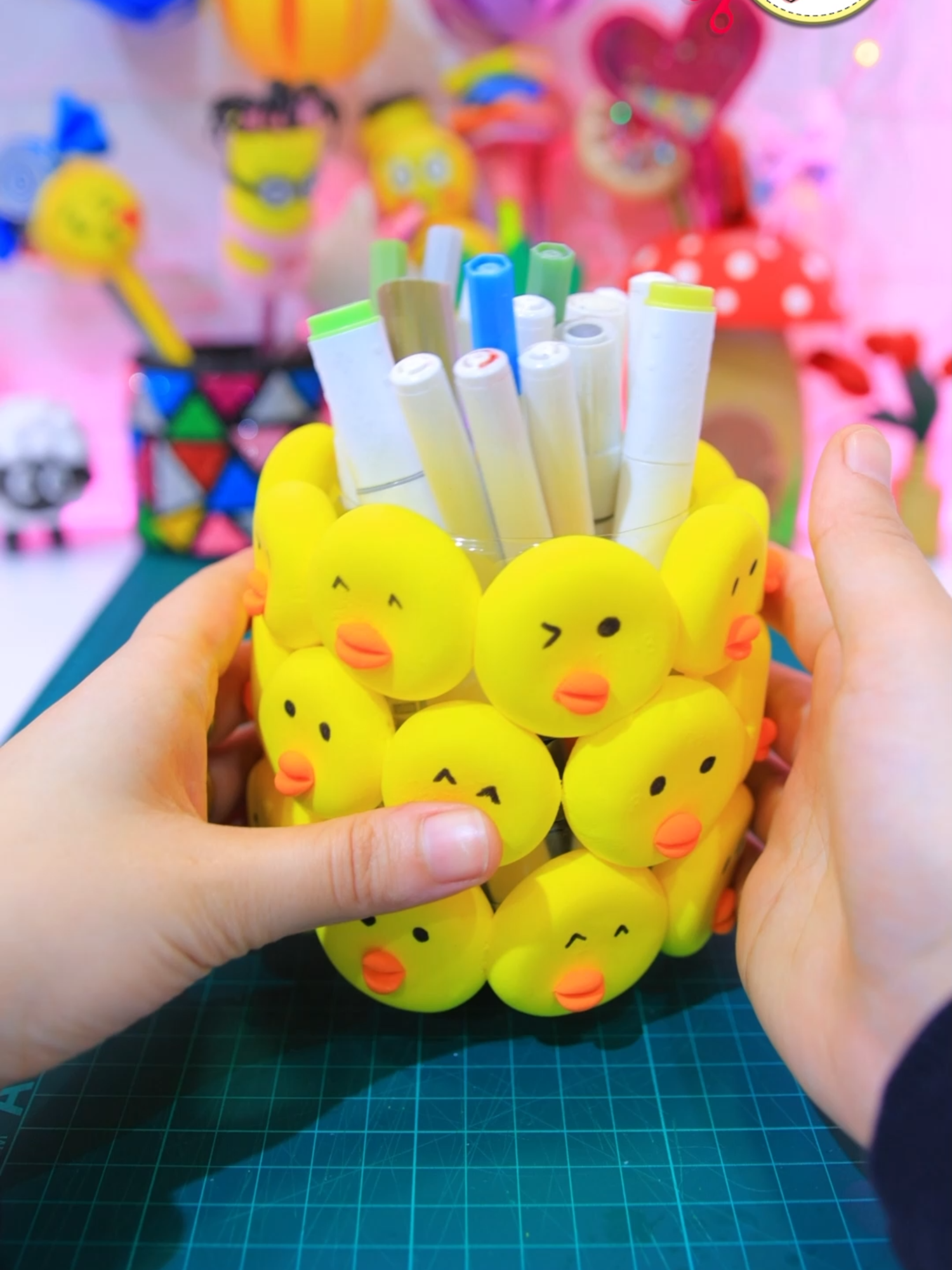 ألطف فكره بصلصال الفوم 🫰😌#اختراع