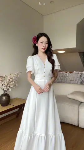 Đầm maxi dành cho các cô nàng biển 🌊 #outfit #xuhuong #thờitrang #lanadesignvn #V169 